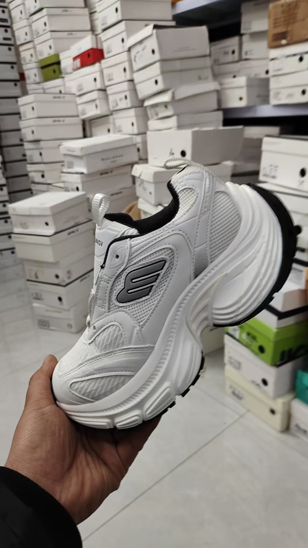 A350厚底包臀老爹鞋女鞋双网