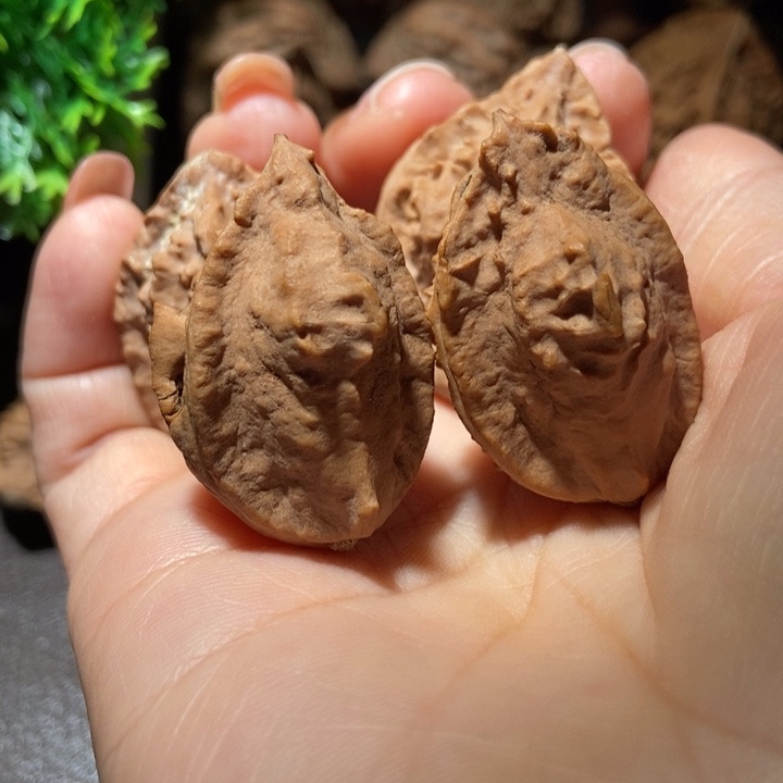 把件文玩核桃乌*拉东北楸子小雪37