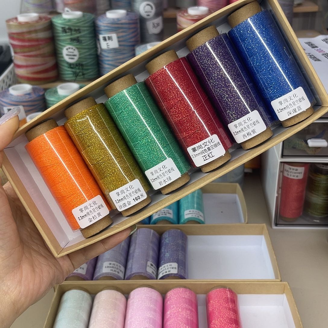 0.3星空蜡线套盒混搭6色