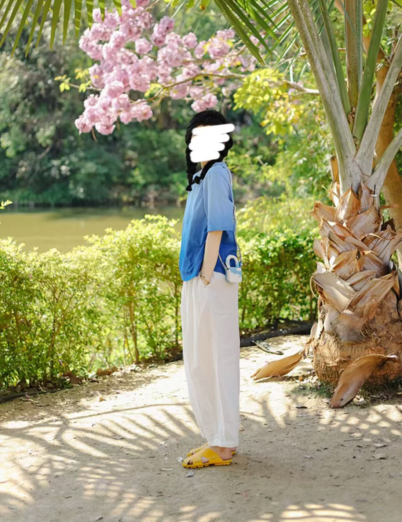 纯亚麻日系休闲百搭香蕉九分裤