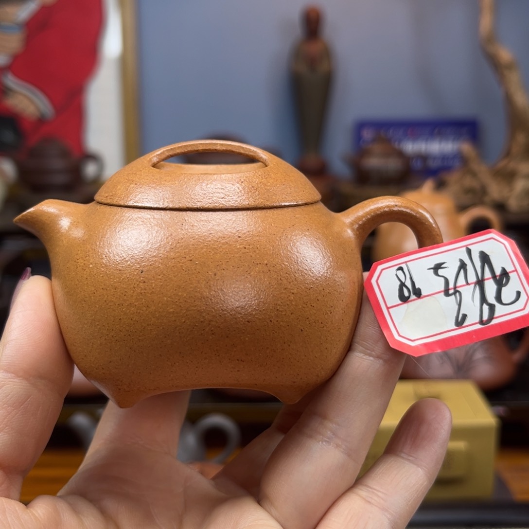 水*痕紫砂茶具半手工制作