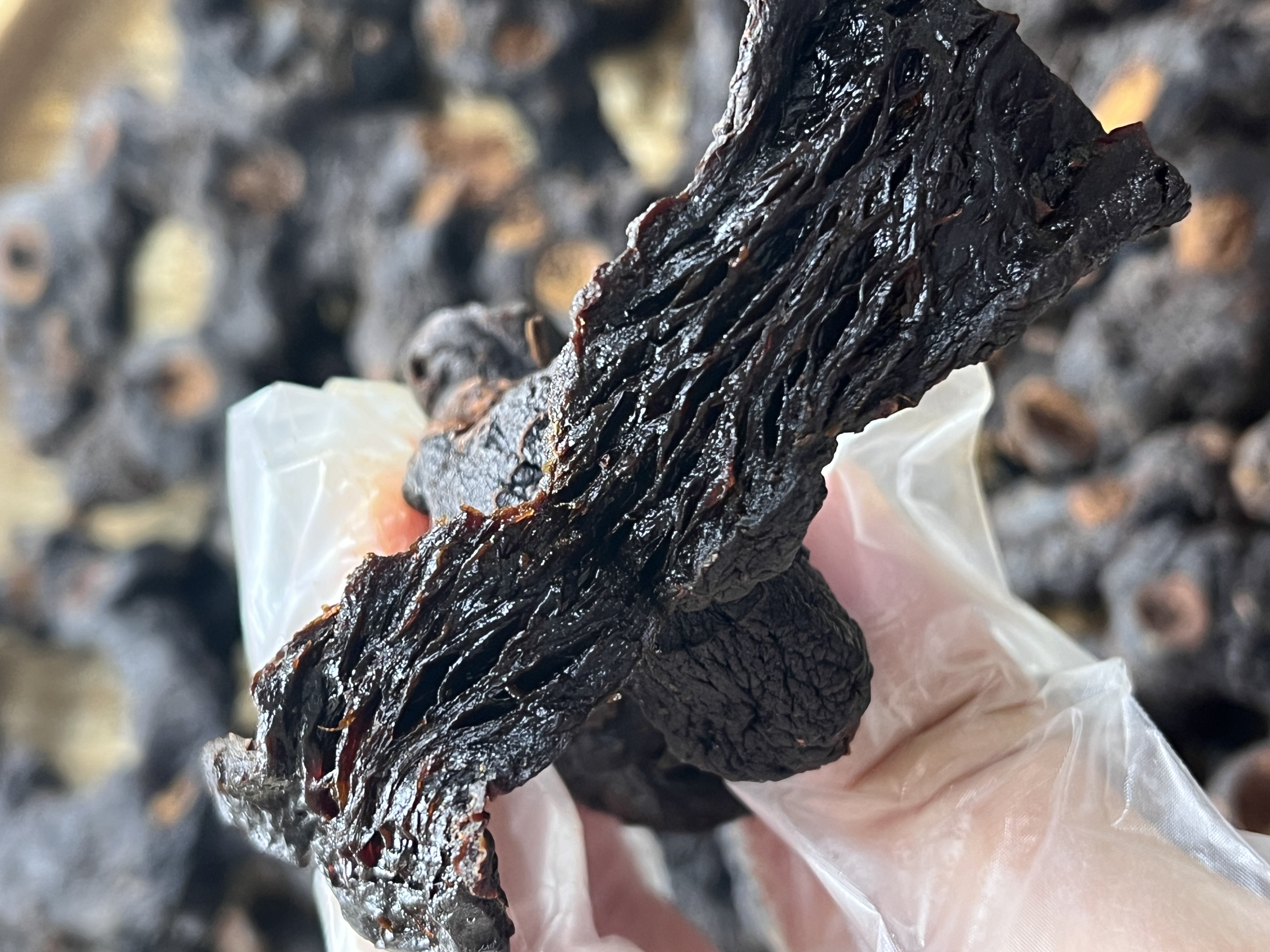 (7成干)十年以上野生九蒸九晒下山货 现场挑选