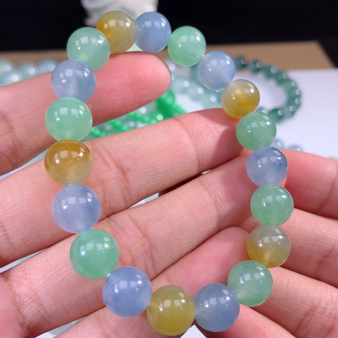 未镶嵌手链翡翠翡翠