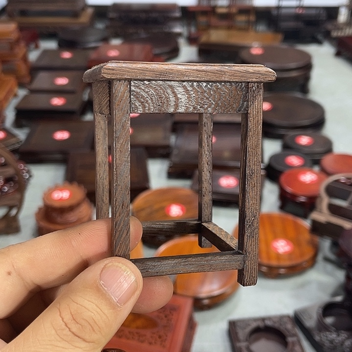 梦***风红木底座工艺品紫砂红木底座工艺品