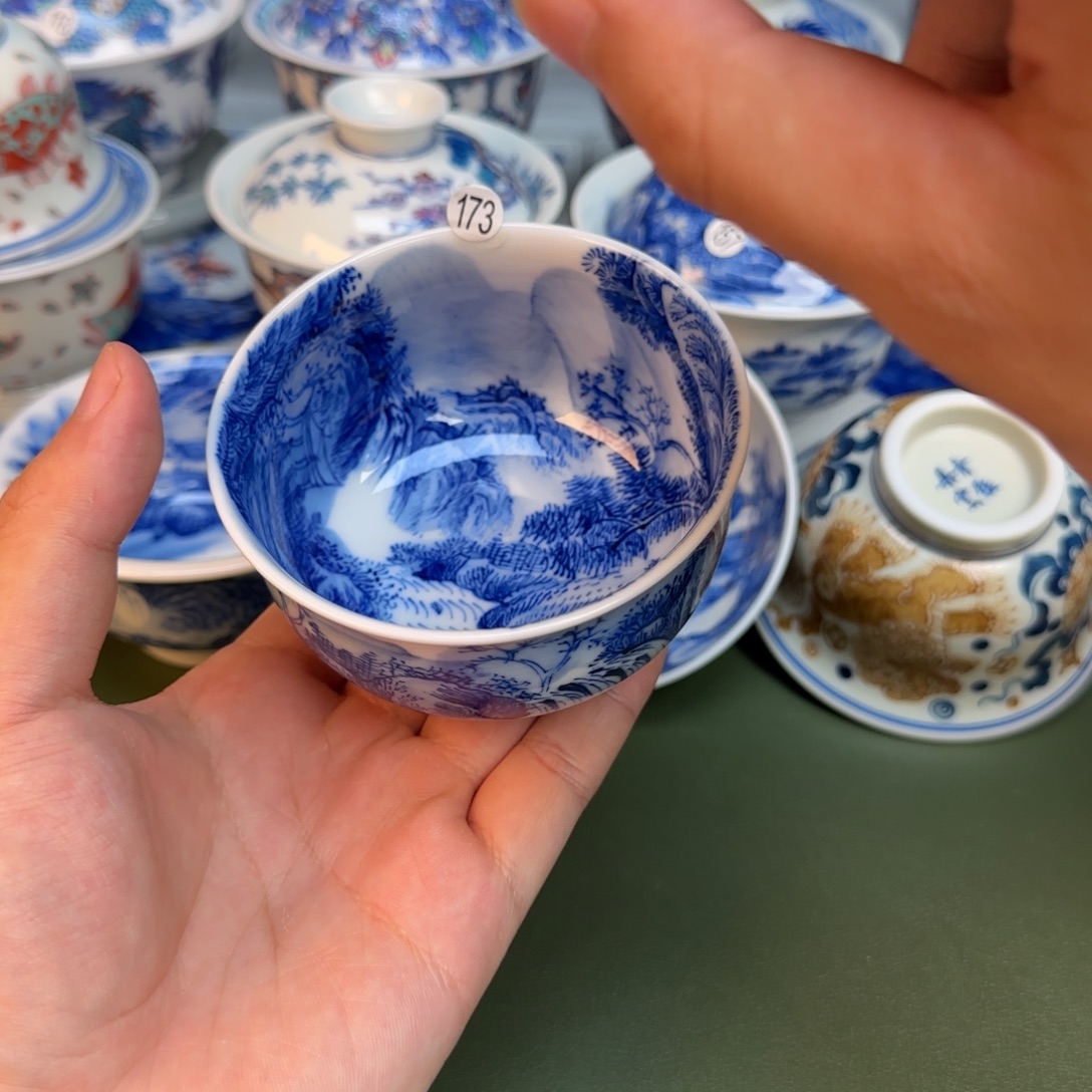 彦祖纯手工手绘茶具173