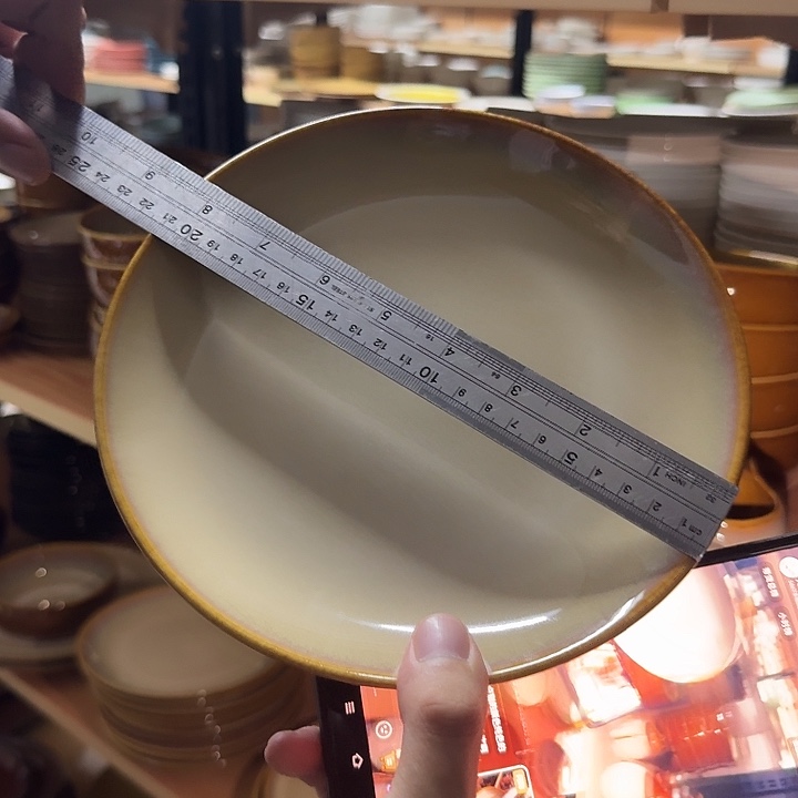 陶瓷微瑕曼谷粽8.25寸菜盘