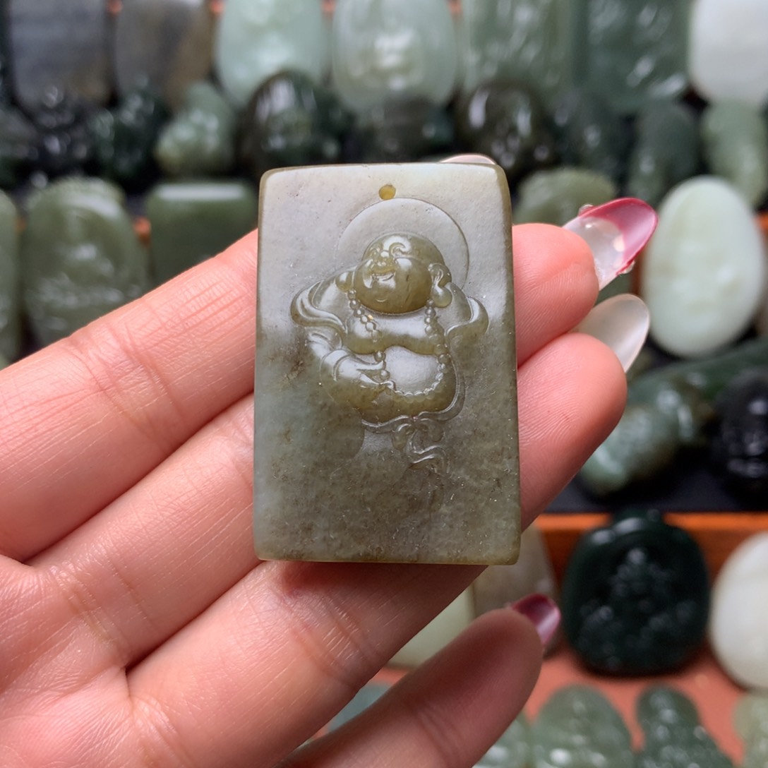 和田玉颈饰未镶嵌挂件93