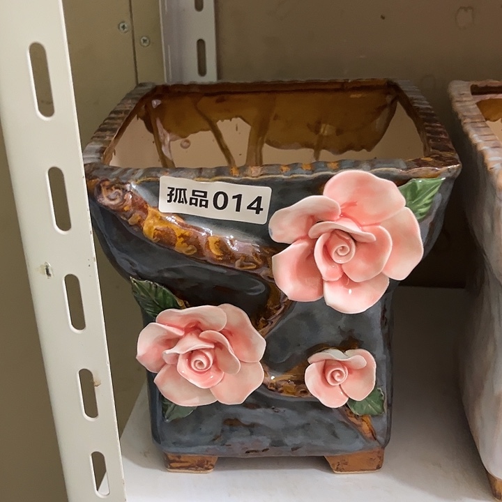 粗陶材质多肉花盆