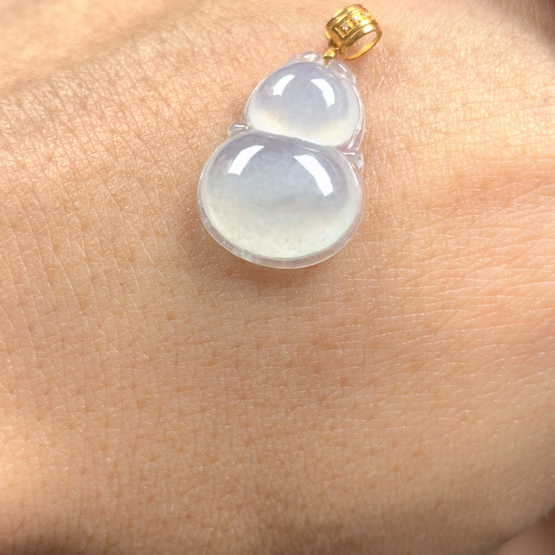 【闪购商品】翡翠颈饰18K金镶嵌翡翠