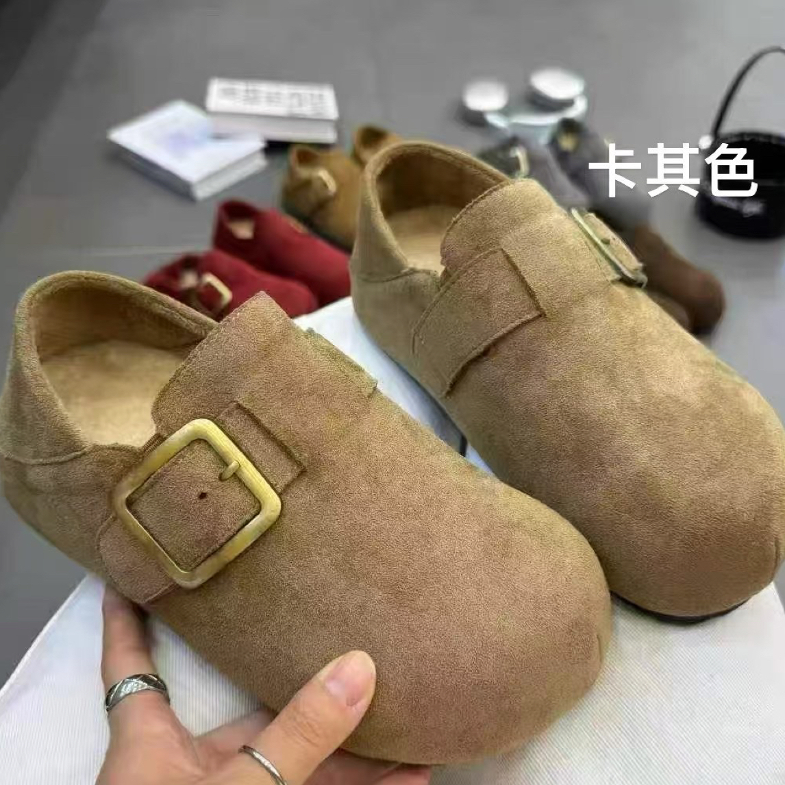 YY大码(肯豆鞋)鞋子舒适宝宝百搭加绒时尚鞋