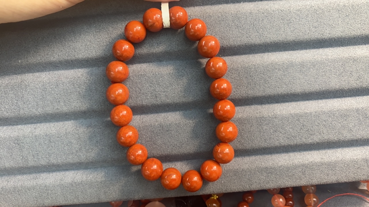 柿子红手串卡9mm 多样性发一件