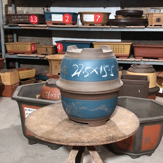 紫砂紫砂花盆包邮