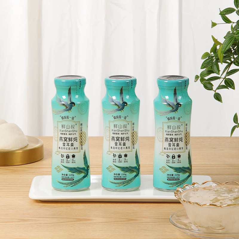 鲜山叔免煮燕窝银耳红枣莲子百合羹即食冲泡营养滋补早餐