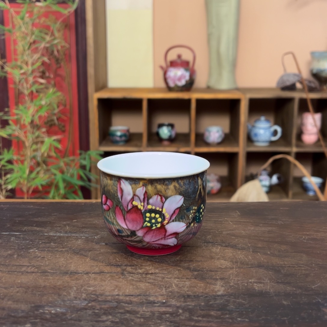 杯景德镇纯手工手绘陶瓷