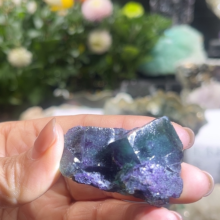 石材纳米比亚绿色萤石