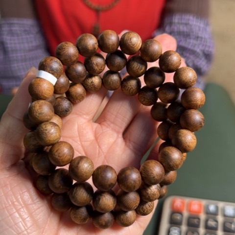 沉香手串红土乌身7克卡1.0多样性发1条