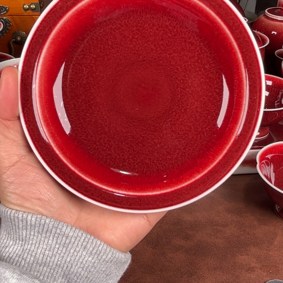 杯景德镇高温原矿杯果盘