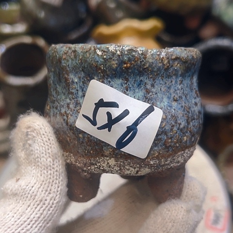 粗陶花盆手工花盆