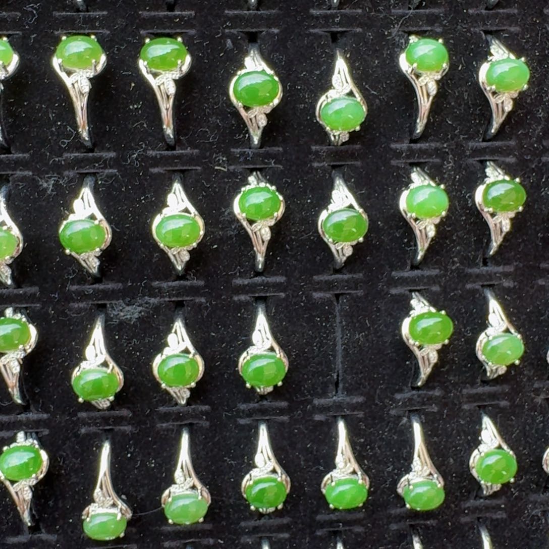 和田玉戒指未镶嵌多样性发货拍一发一