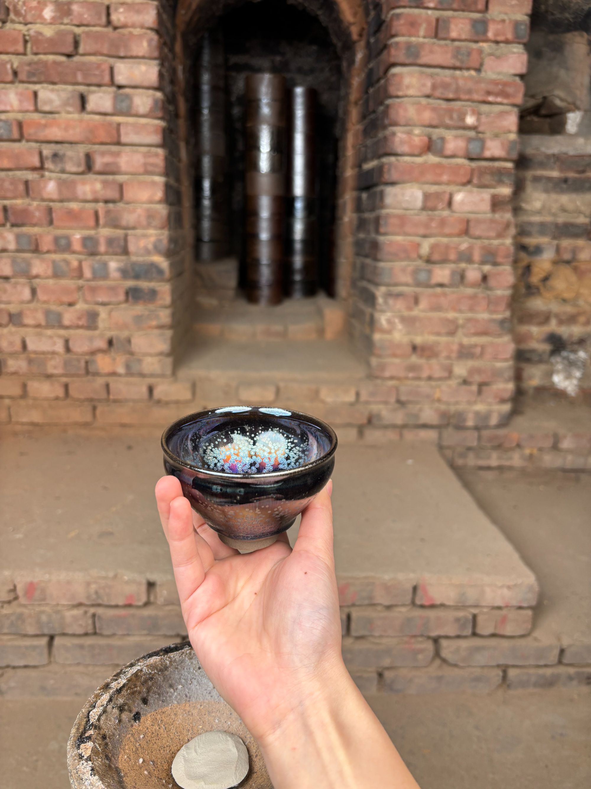 闪购 建窑建盏 曜变系列 幻彩小曜万象 礼盒装带溯源证书电烧 