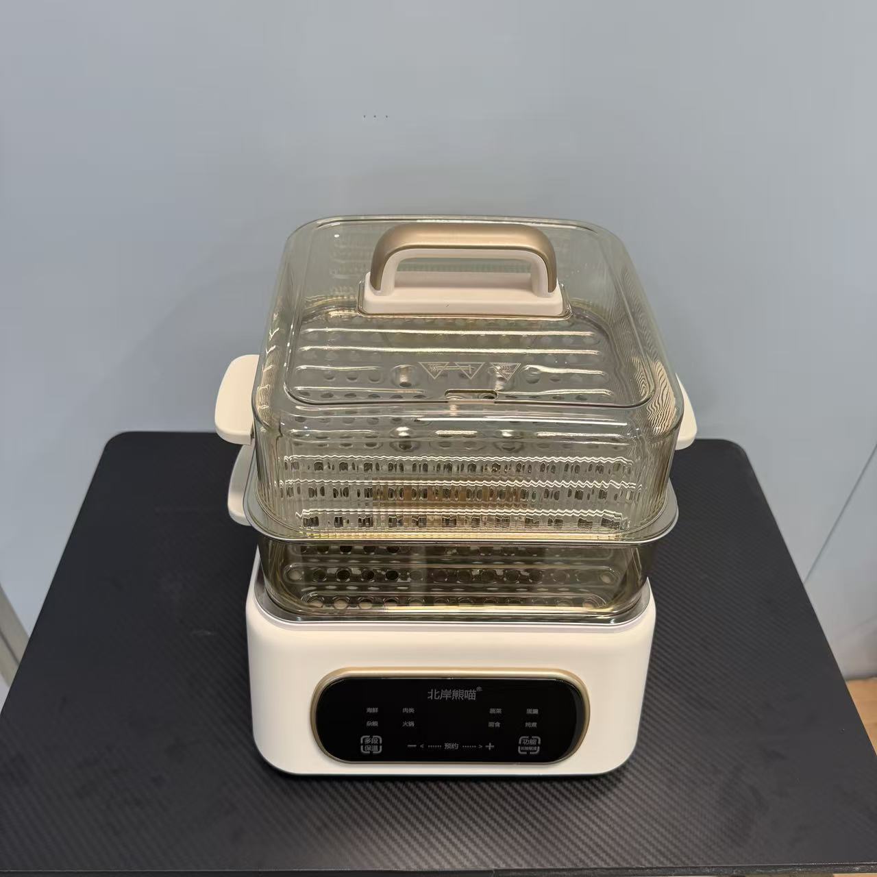 多功能透明可视双层家用电蒸锅小型P2