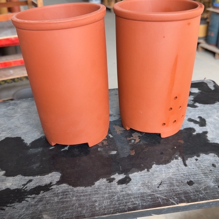 紫砂花盆 高度23口径14