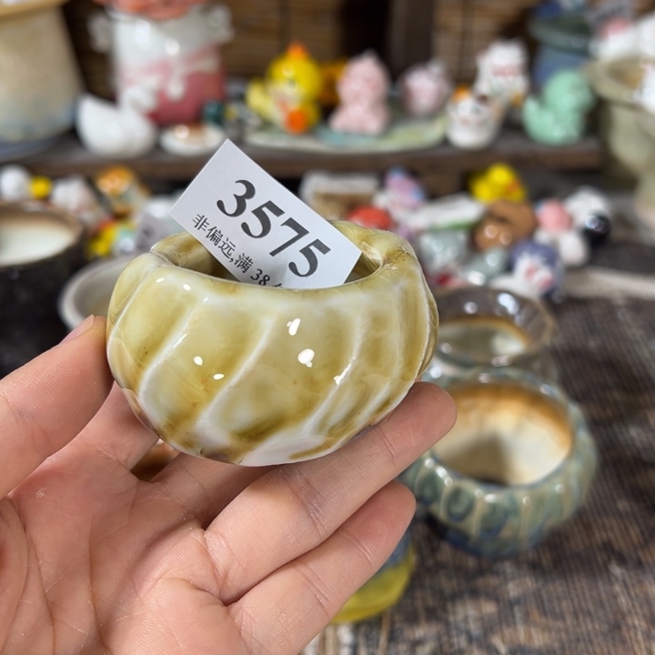 活动价满30包邮景德镇手工花盆