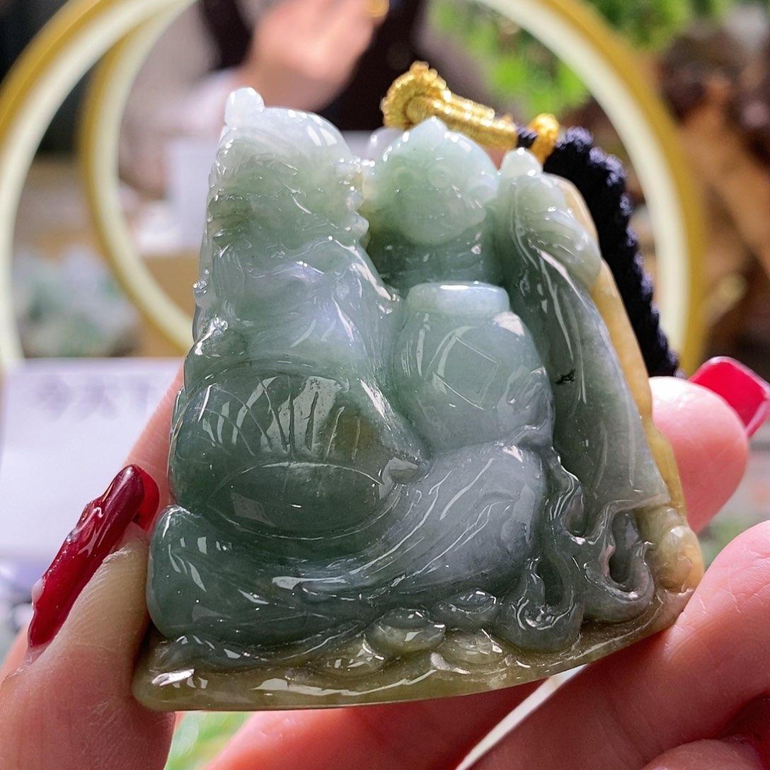 【闪购商品】翡翠颈饰未镶嵌钟馗