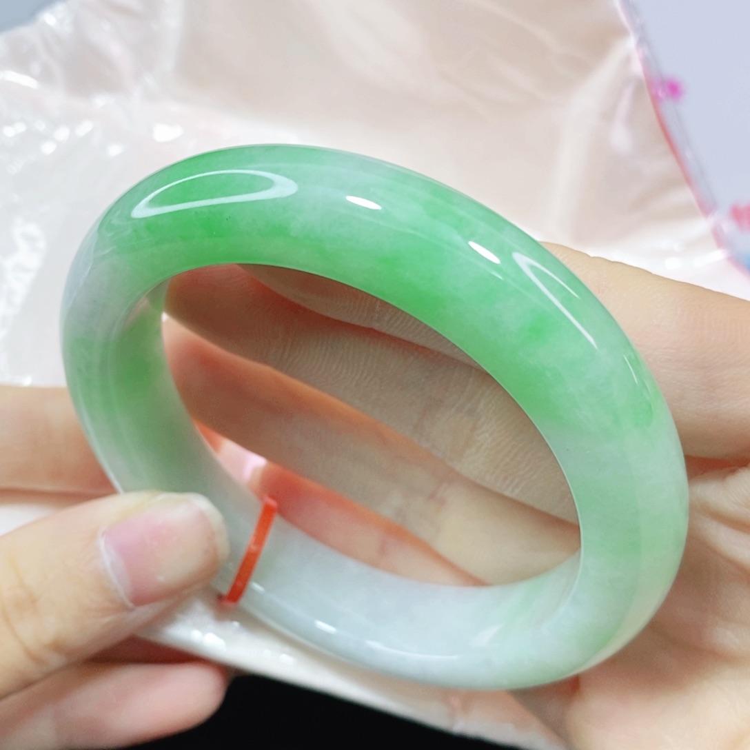 未镶嵌手镯翡翠56.6正圈