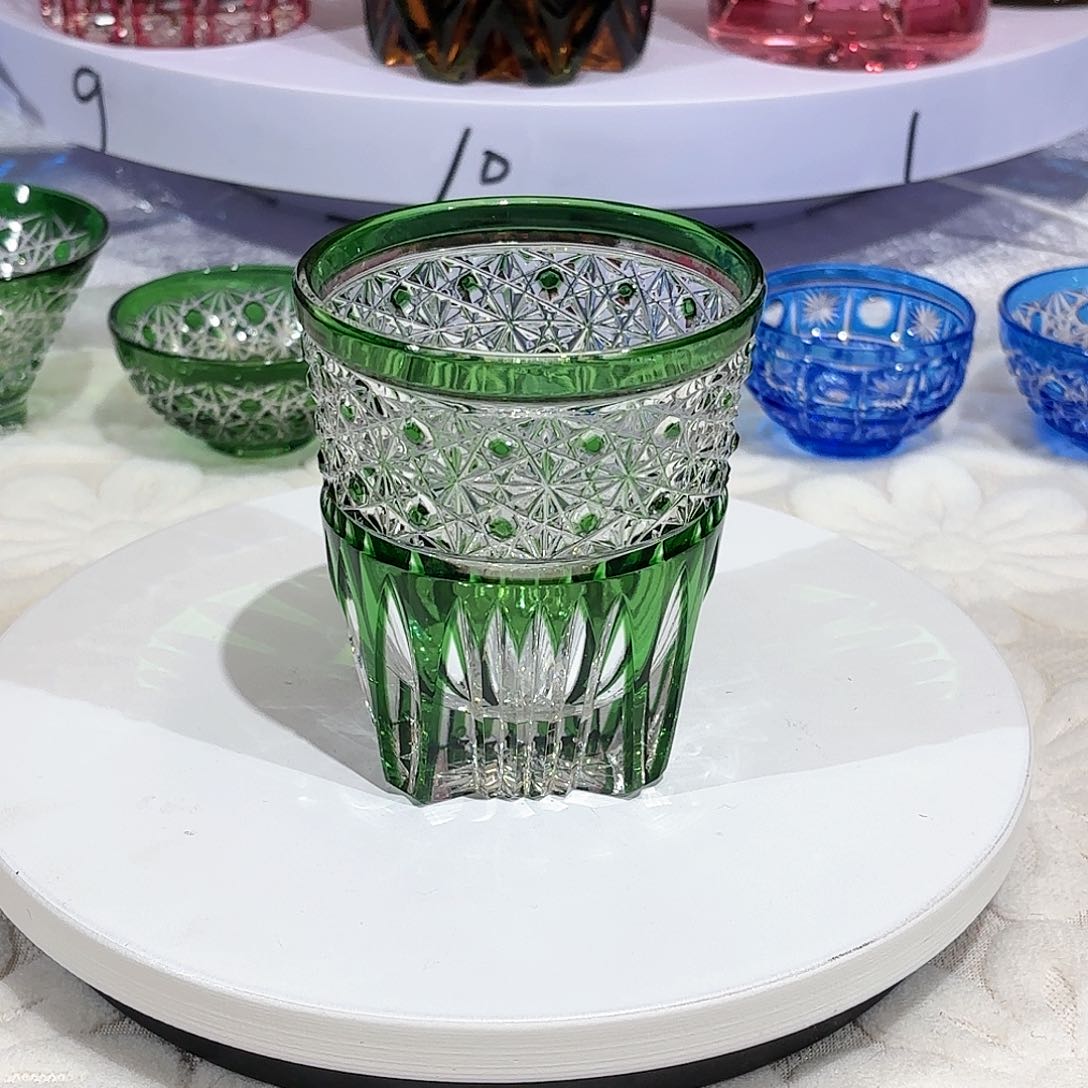 水晶杯水晶花瓶果盘通宝工艺品8号