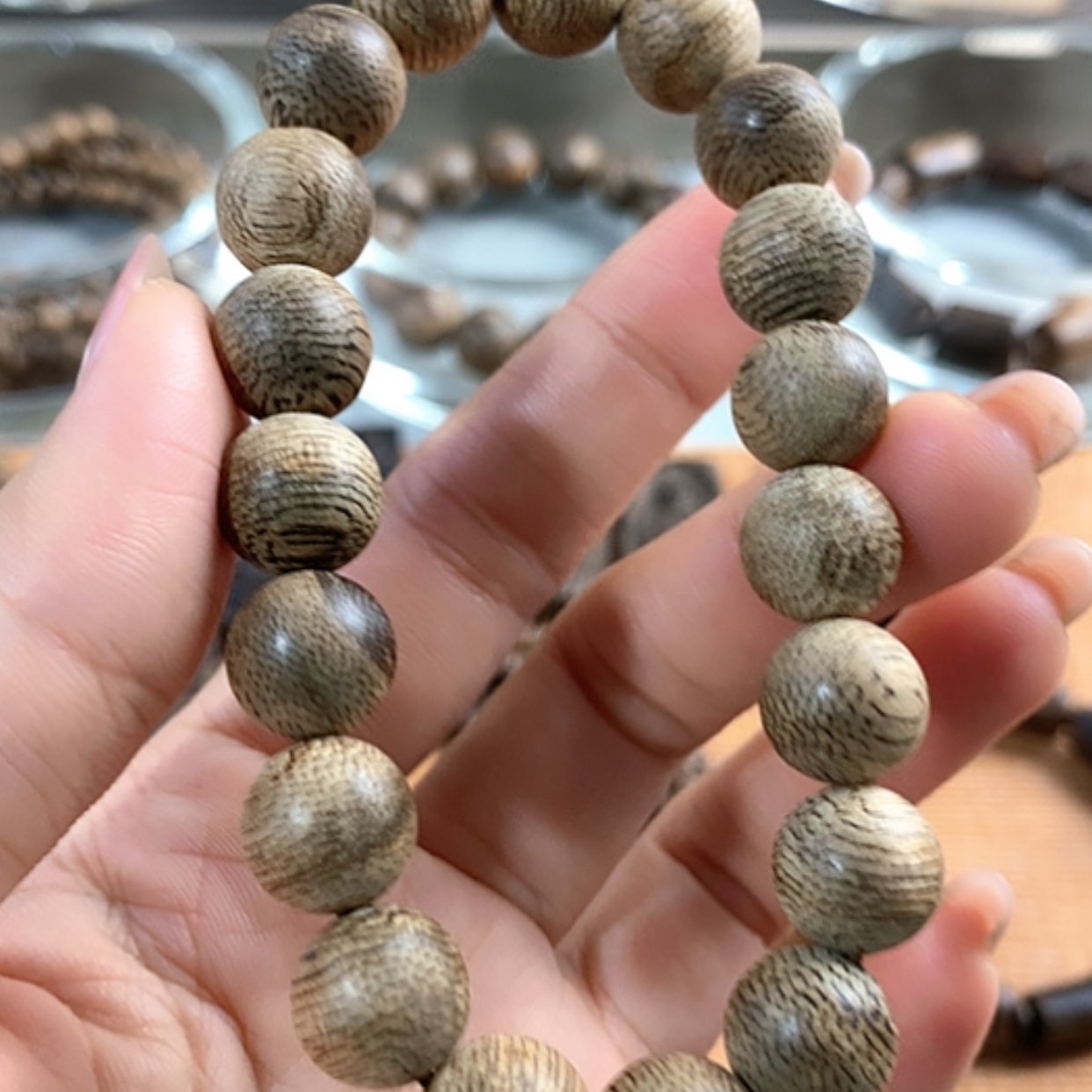 【闪购商品】沉香手串越南都蓬沉香1,1，8.6克