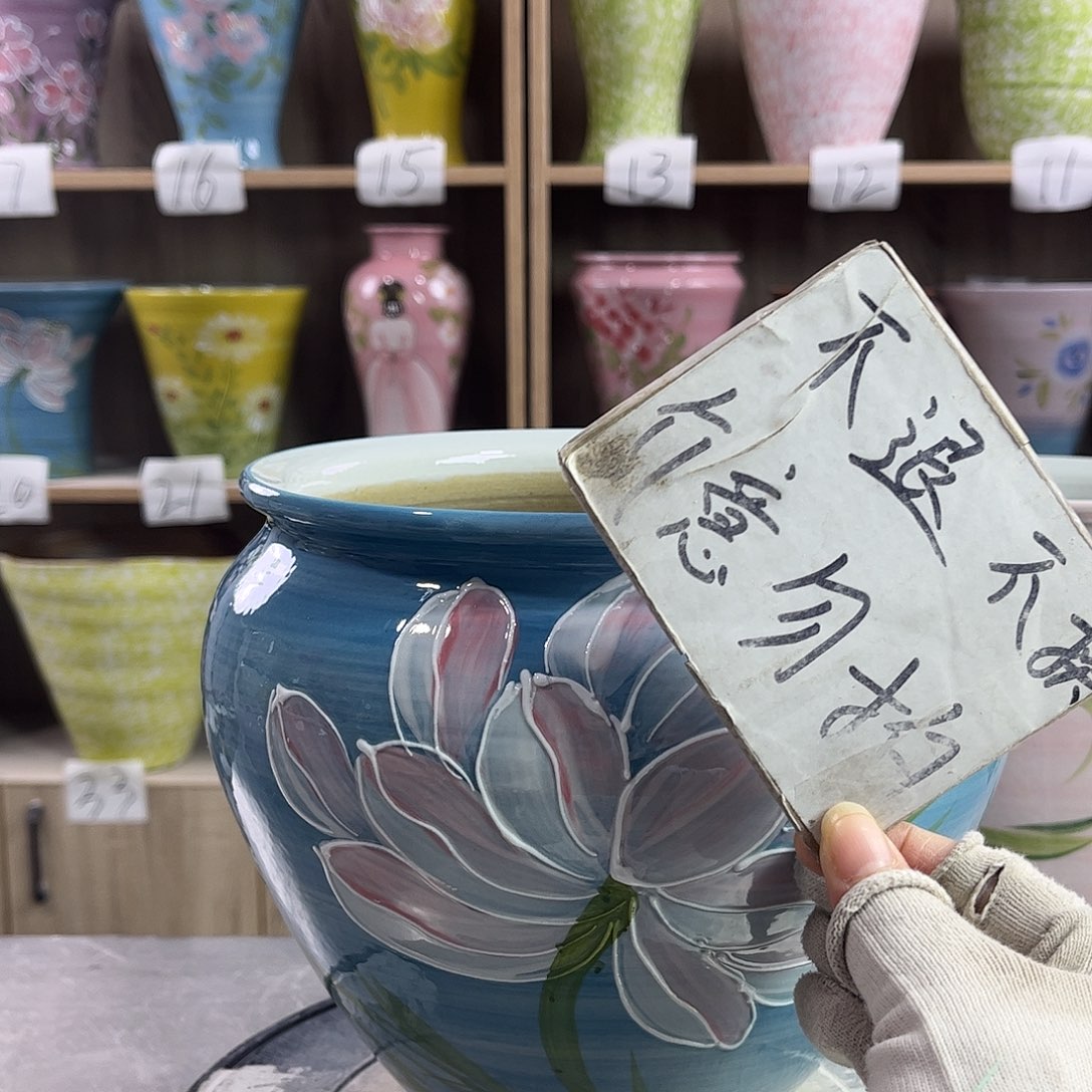 景德镇陶瓷花盆花盆