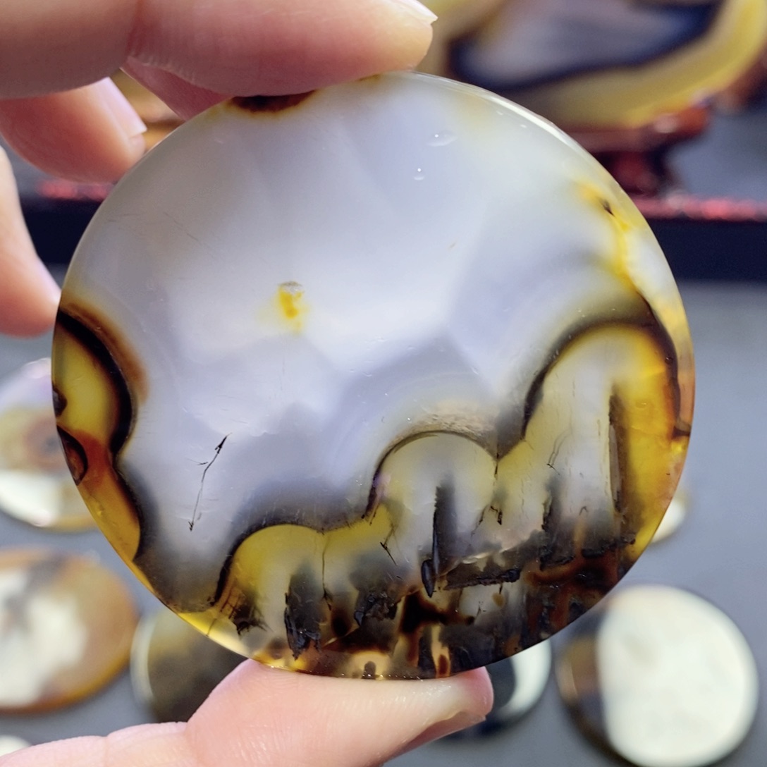 玛瑙/玉髓颈饰未镶嵌编号117