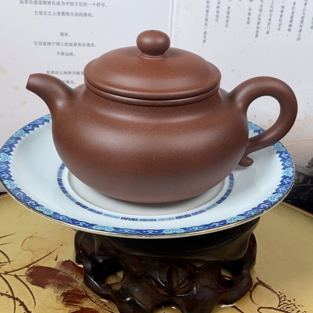 紫砂茶壶全手300 容量宜兴紫砂壶