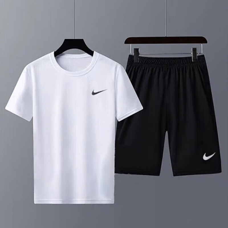 【流光风】NIKE耐克短袖短裤男2025运动休闲套装半袖T恤快干裤子