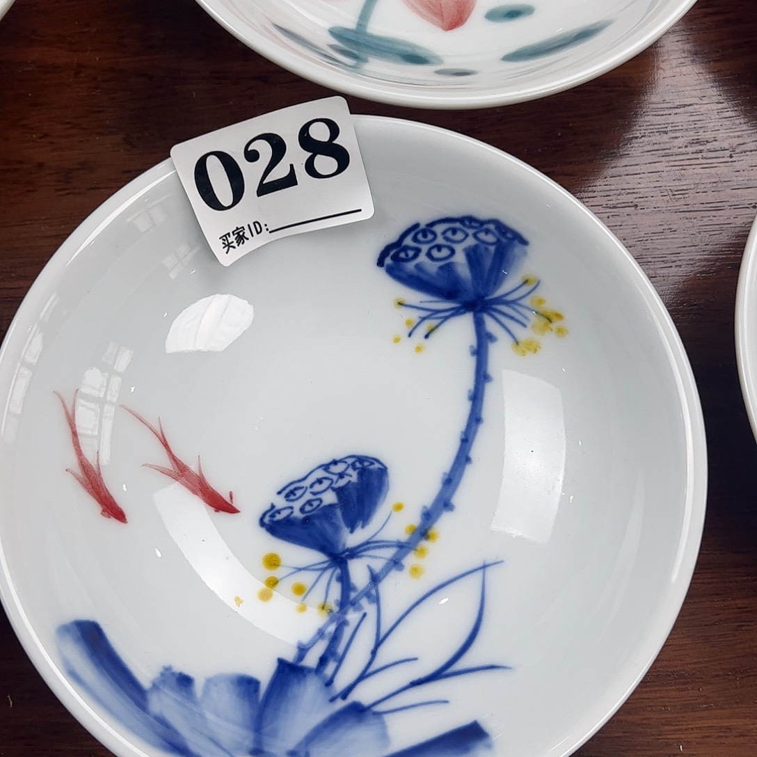 瓷片景德镇陶瓷手工手绘制作