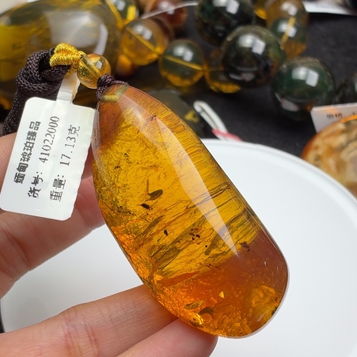 心***愿琥珀未镶嵌珠宝奇石