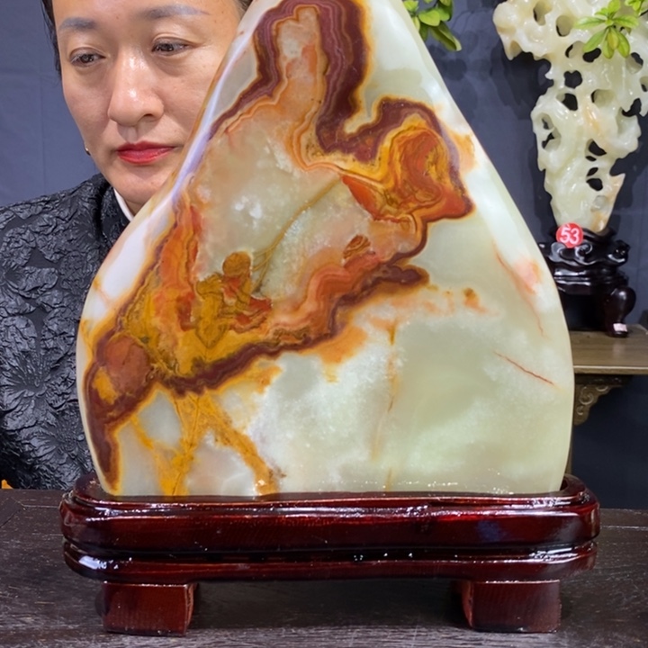 石材精品古青石摆件