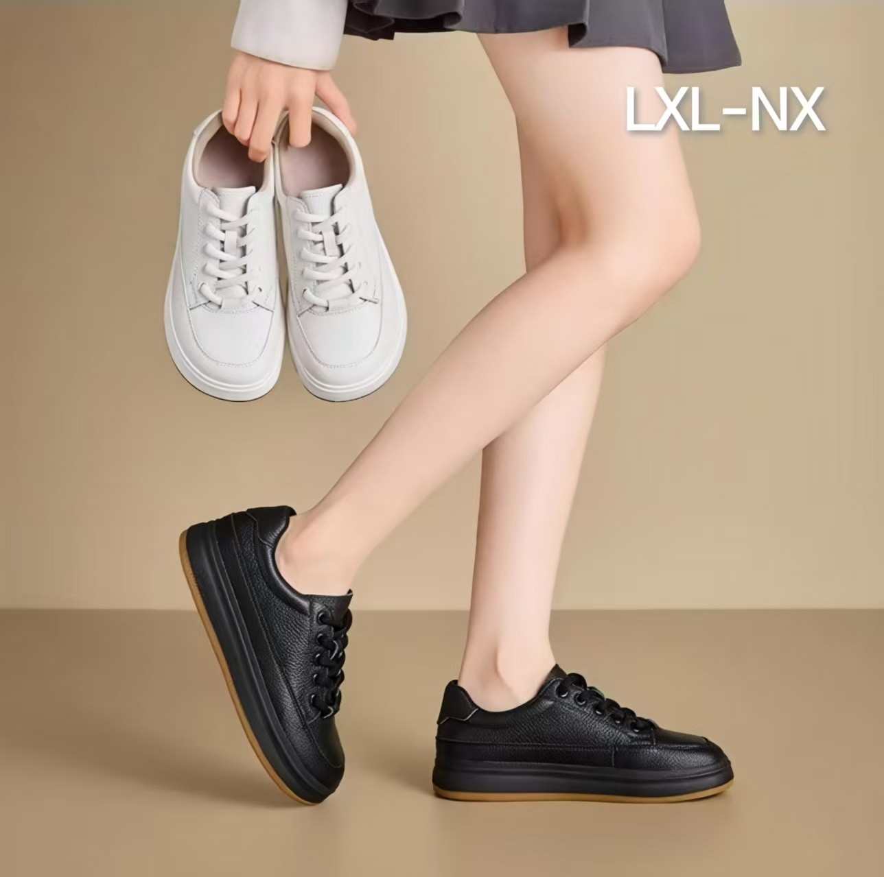 头层牛皮小白鞋女软底软面时尚百搭休闲鞋低帮单里运动板鞋透气鞋