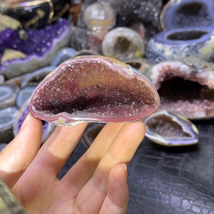 珠宝半成品水晶14K金镶嵌