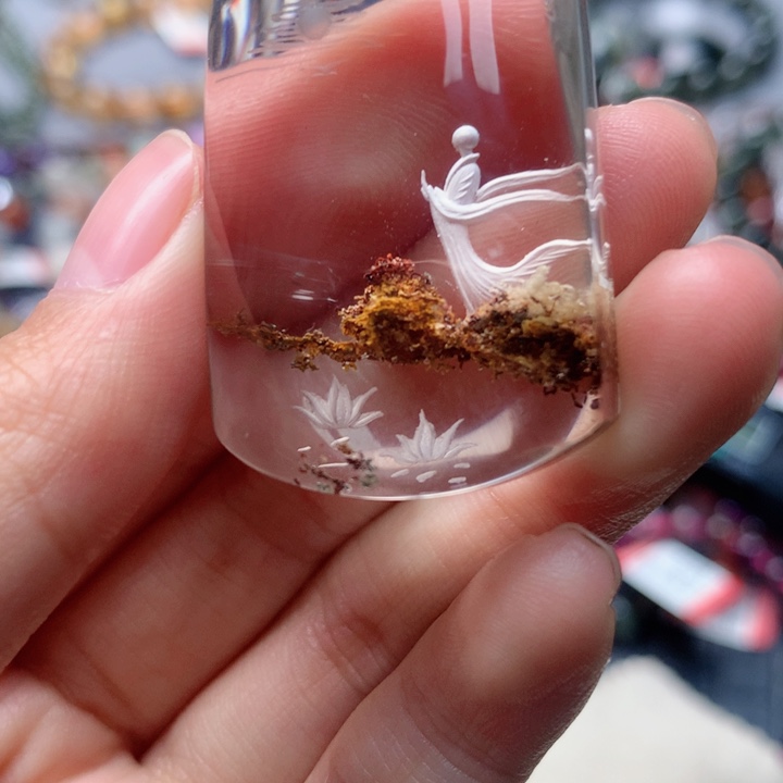 水晶吊坠(不含链)未镶嵌