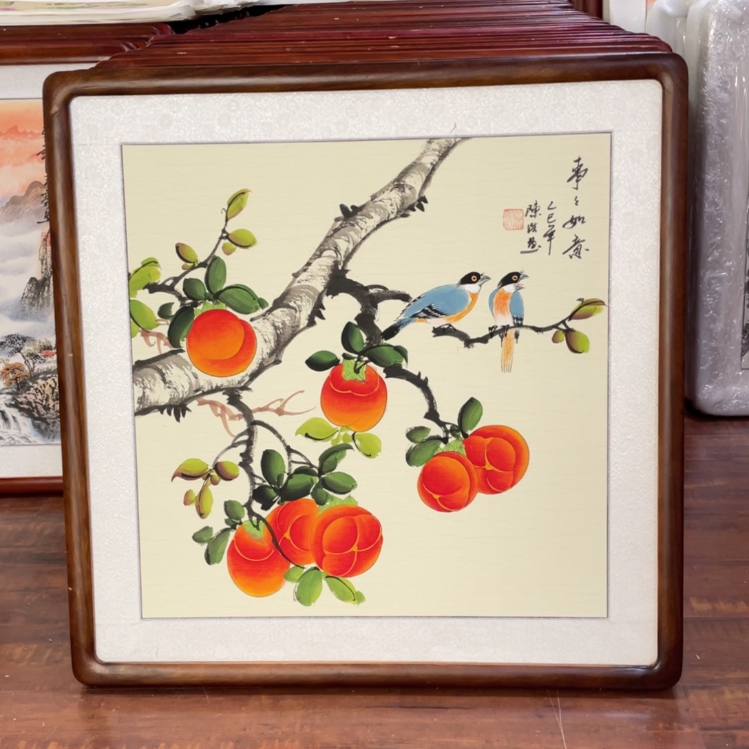 国画带框尺寸63*63厘米