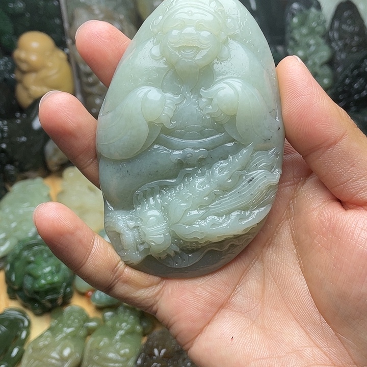 工***长和田玉未镶嵌挂件