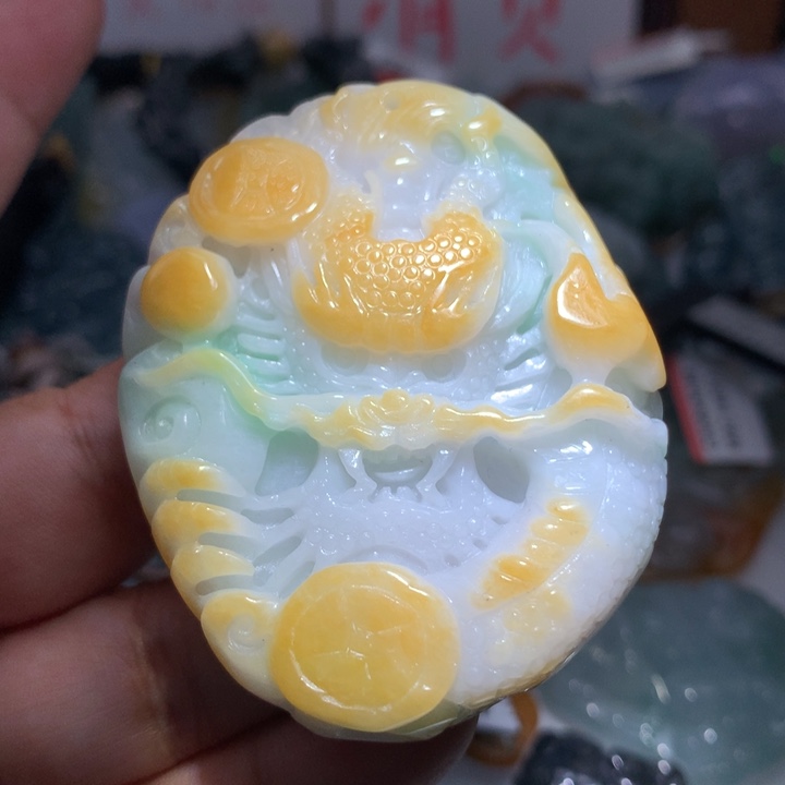 翡翠颈饰未镶嵌保真天然A货翡翠