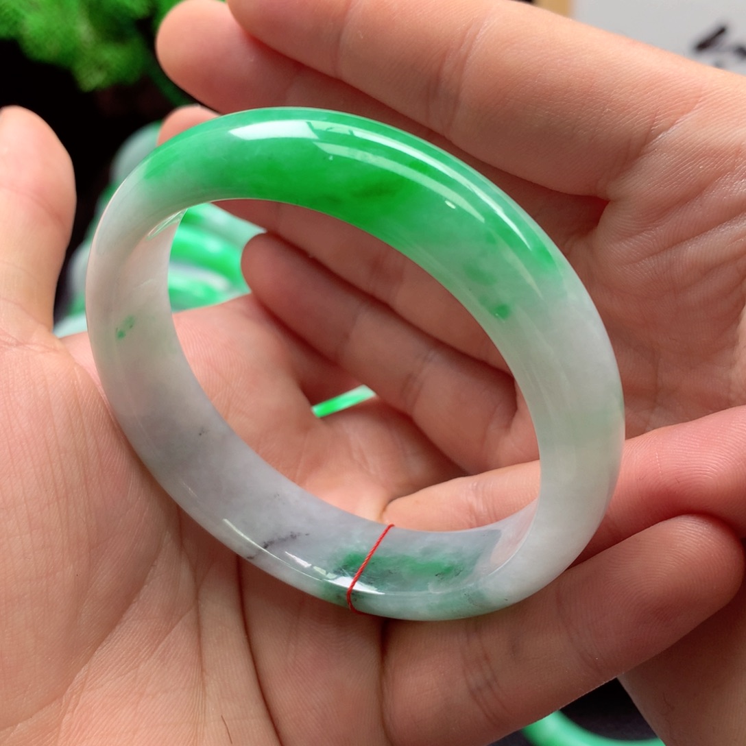 未镶嵌手镯翡翠缅甸57.8圈口