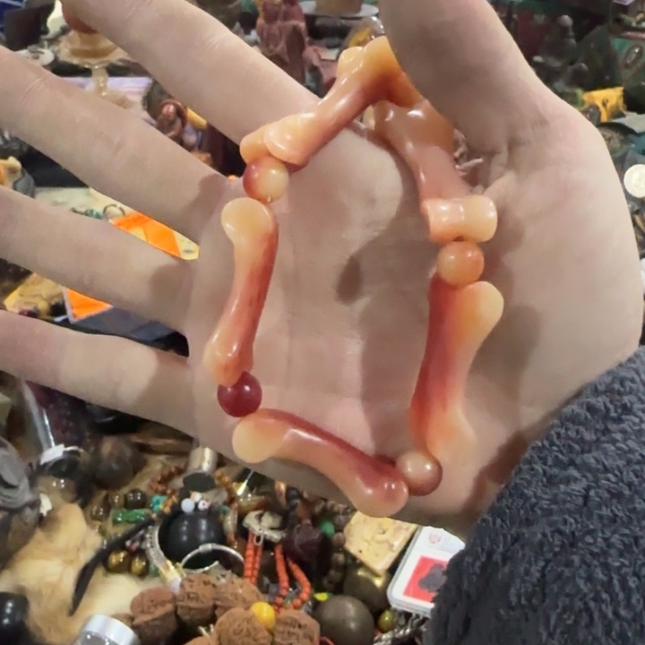青花瓷器小盖子放漏