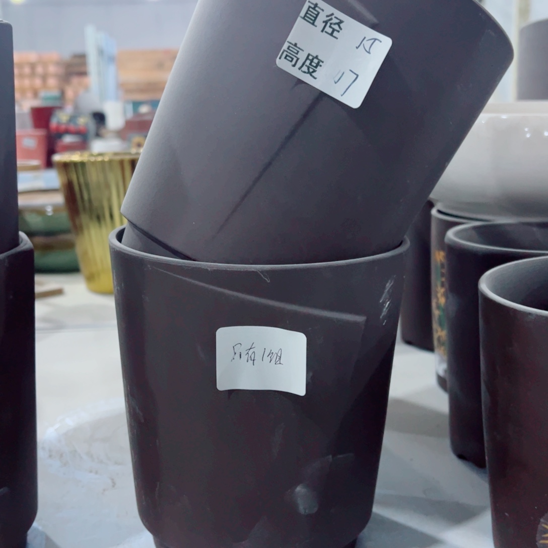 有孔，陶瓷花盆满10米包邮发货加托盘