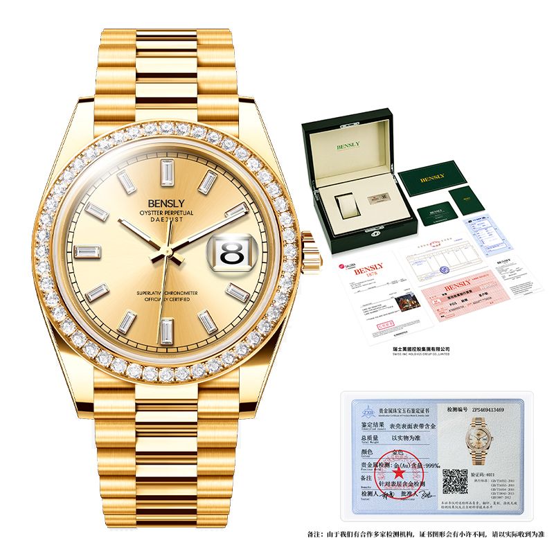 瑞士品牌BENSLY宾时力永恒系列男士机械手表-BY509-YHZX