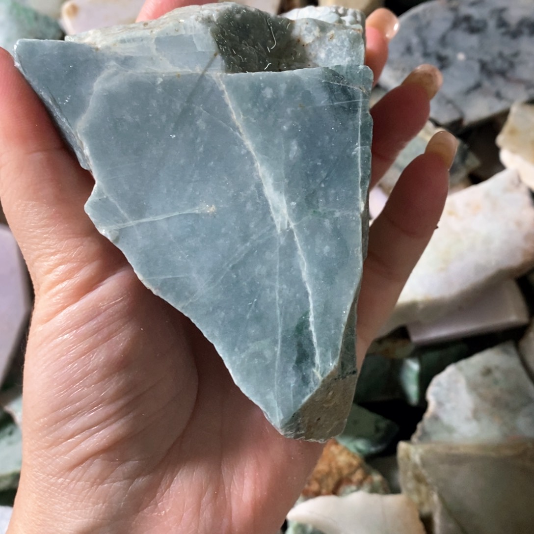 颈饰未镶嵌翡翠天然翡翠