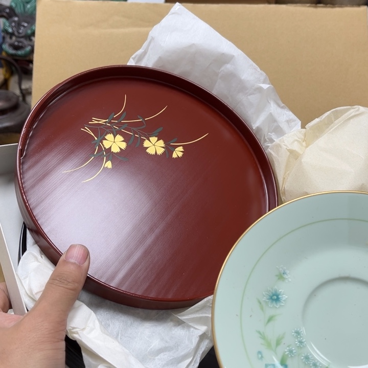 瓷片摆件工艺品瓷器摆件777 